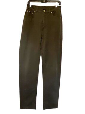 Escada Sport Womens High Waist Stretch Jeans US Size 8 Mossy Green Made In Italy